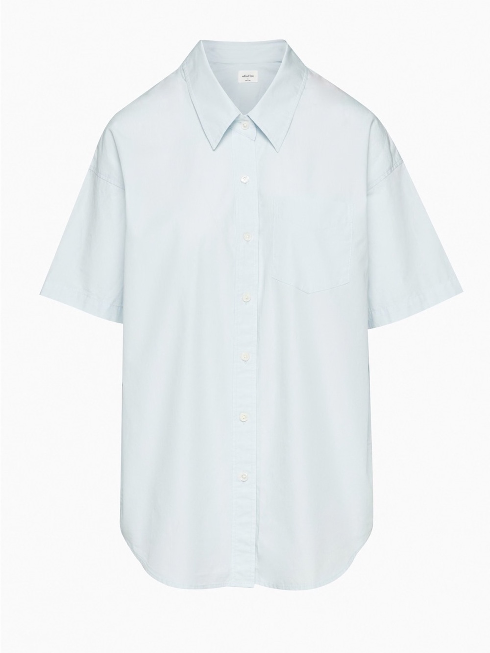Wilfred Pale Blue Short Sleeve Button-Down Shirt